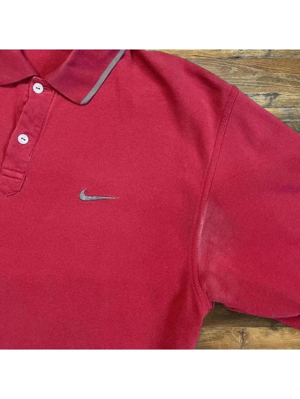 RARE Vintage Nike Tiger Woods Polo Shirt Mens XL Red Yin Yang